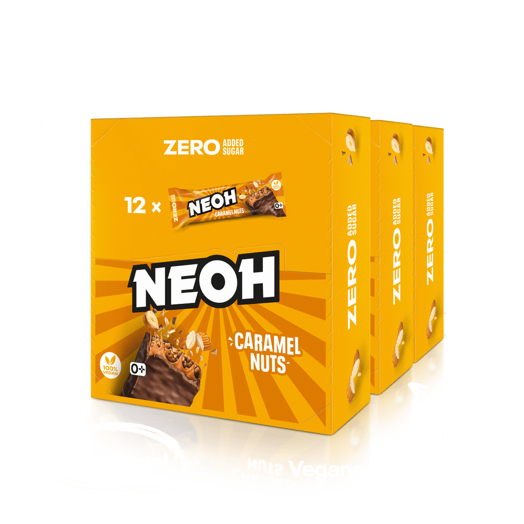 Caramel Nuts Bar - NEOH zuckerfreie Schokolade