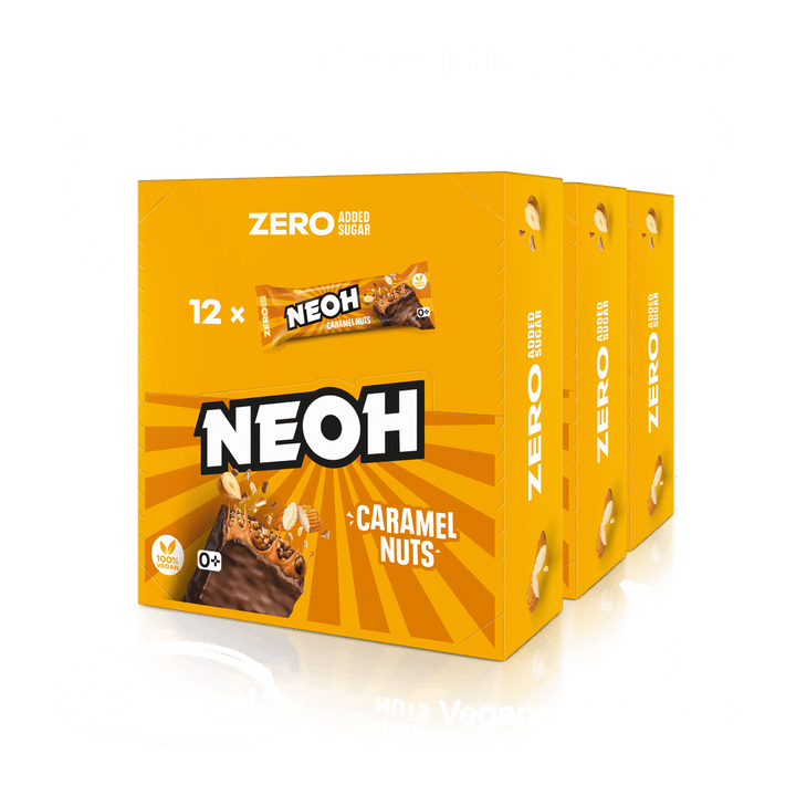 Caramel Nuts Bar - NEOH zuckerfreie Schokolade