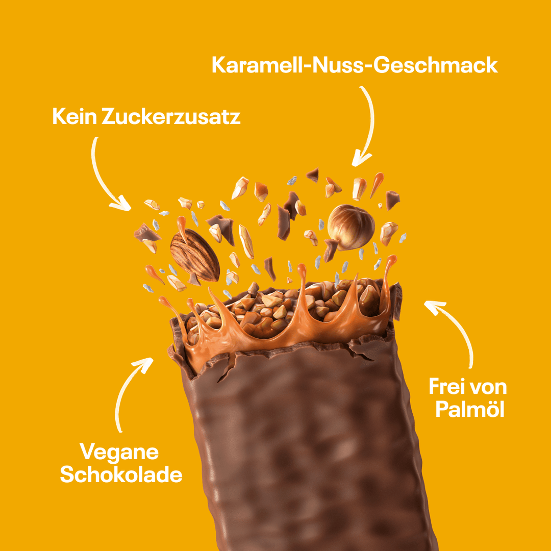 Caramel Nuts Bar - NEOH zuckerfreie Schokolade