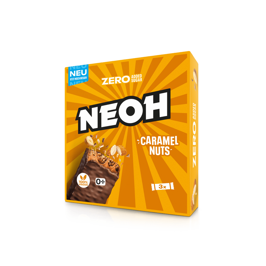 Caramel Nuts Bar - NEOH zuckerfreie Schokolade