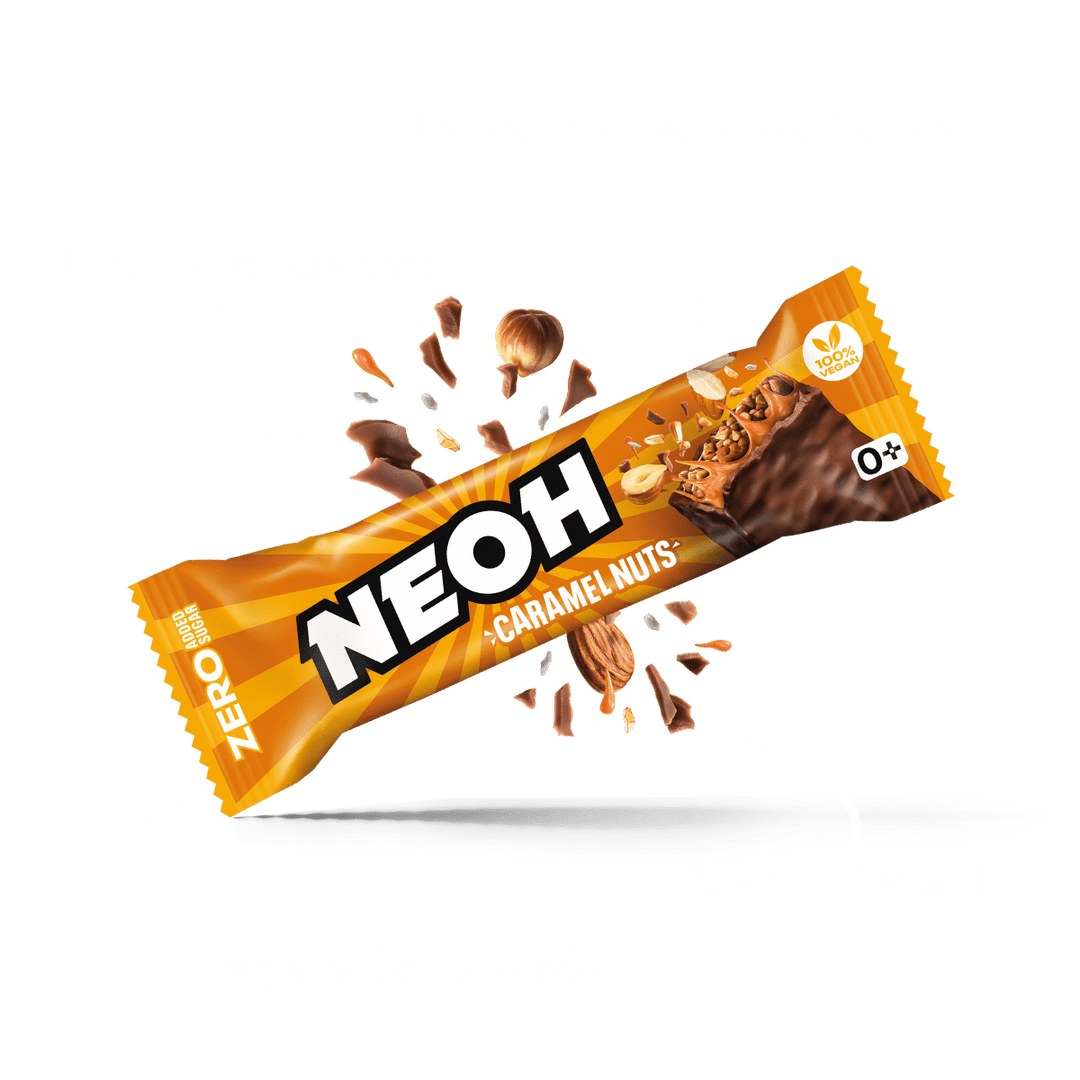 Caramel Nuts Bar - NEOH zuckerfreie Schokolade