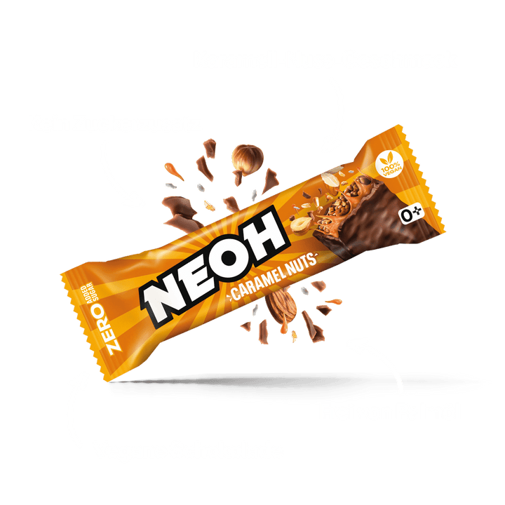 Caramel Nuts Bar - NEOH zuckerfreie Schokolade