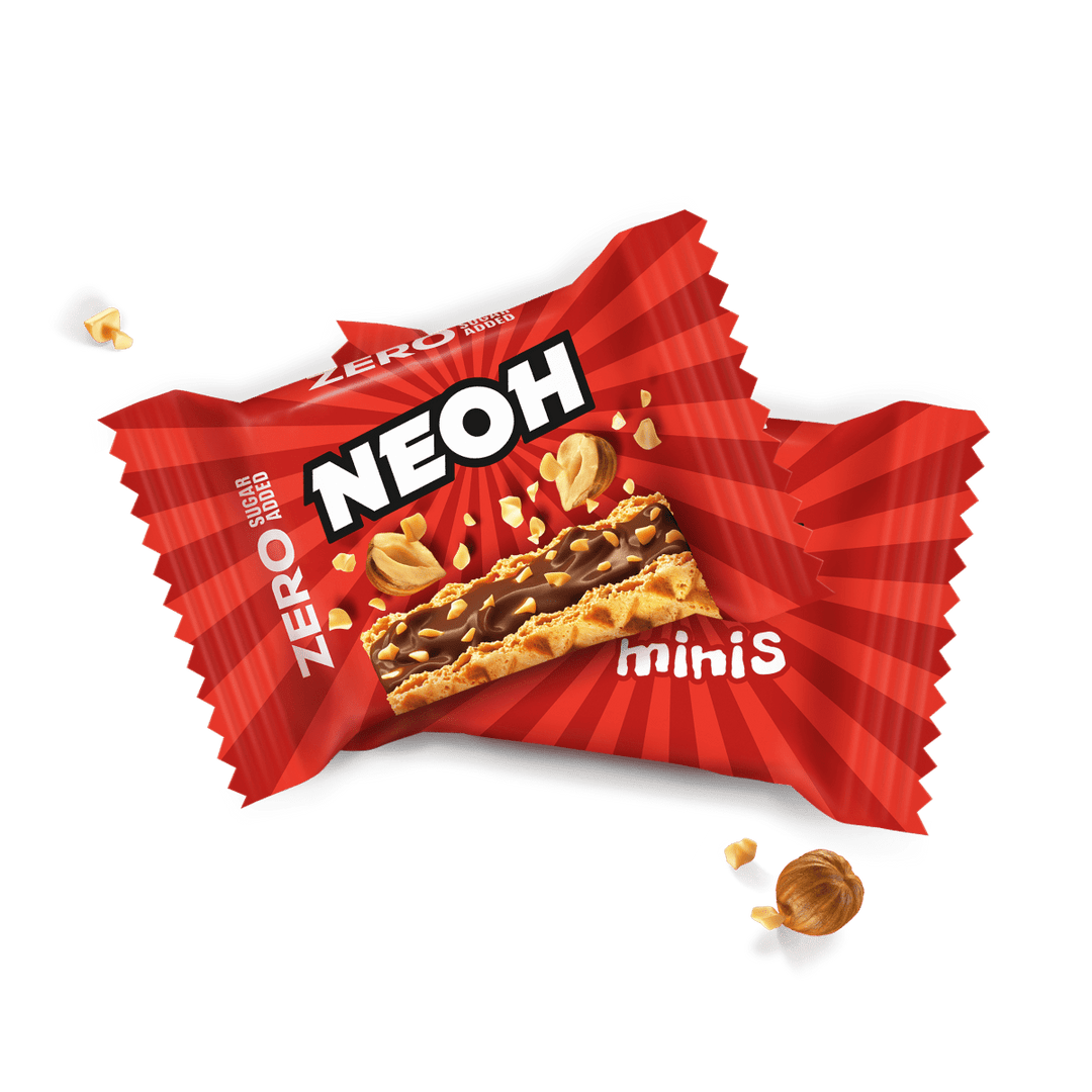 Waffel Minis Snack Box - NEOH zuckerfreie Schokolade