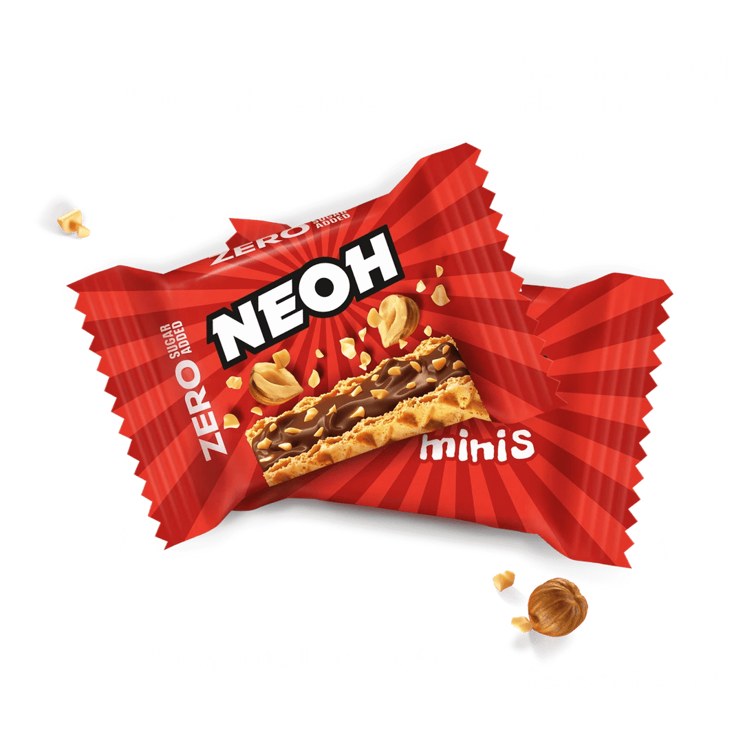 Waffel Minis Snack Box - NEOH zuckerfreie Schokolade